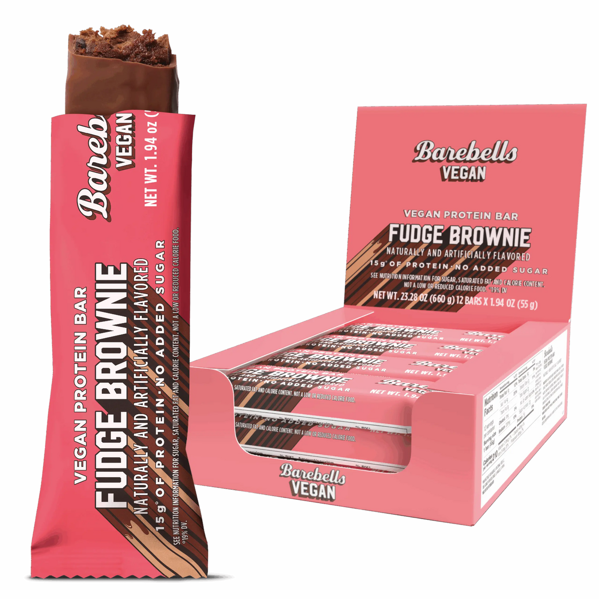 Vegan Protein Bar – Fudge Brownie